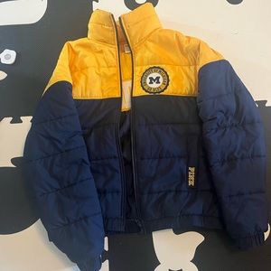 PINK University of Michigan jacket size small